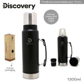 TERMO DISCOVERY NEGRO 1300ML