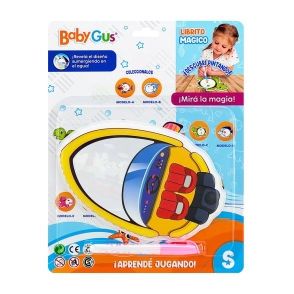 LIBRO MAGICO AGUA PARA PINTAR BABYGUS