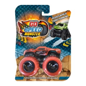 AUTITOS MONSTER METALICOS RUEDAS DE GOMA GO SPEED