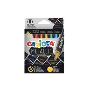 CRAYONES METALICOS X 8 CARIOCA