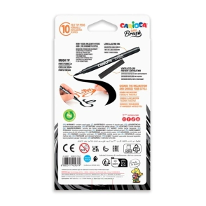 MARCADORES SUPER BRUSH x10 CARIOCA