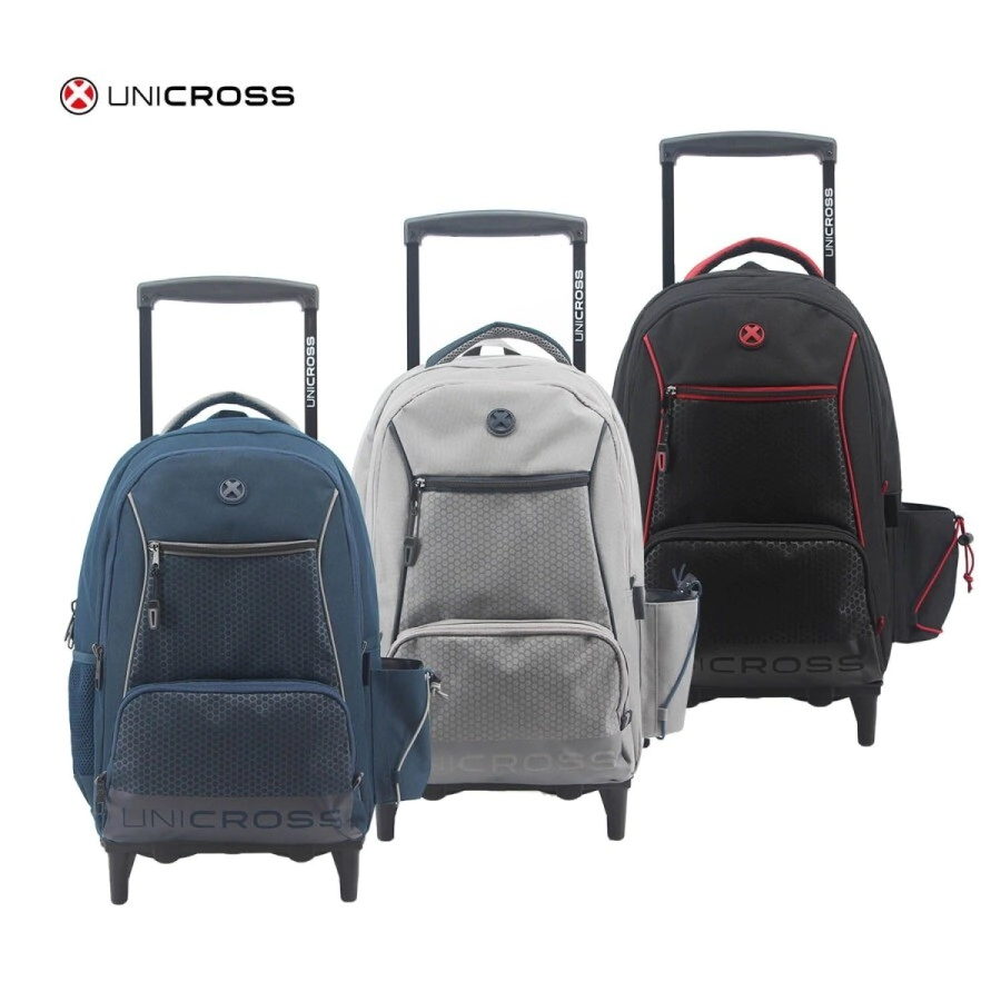 MOCHILA CON CARRO UNICROSS NEGRO