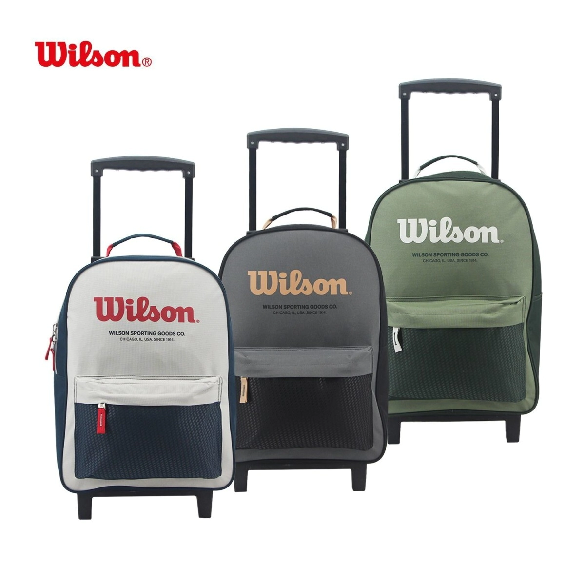 MOCHILA CON CARRO WILSON VERDE