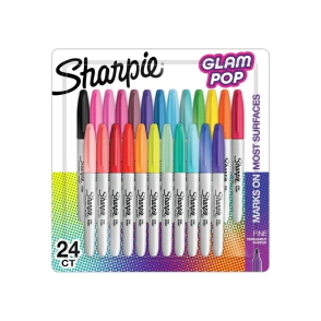 MARCADOR PERMANENTE SHARPIE GLAM POP x24