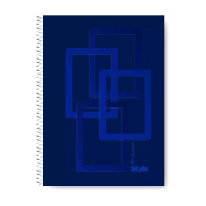 CUADERNO A4 ESPIRALADO T/D STYLE - 150 Hjs Cuadriculado