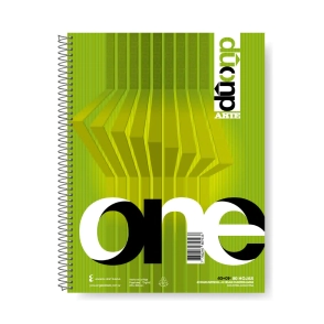 CUADERNO 22x29 ESPIRALADO DUO T/ SEMIRRÍGIDA - 40 Hjs Ray/40 Hjs Cuadr.