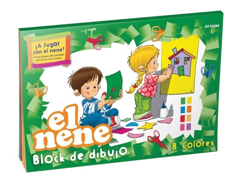 BLOCK DIBUJO EL NENE N 5 COLOR - 24 Hjs (29,8 x 22 cm)