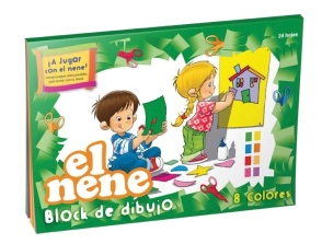 BLOCK DIBUJO EL NENE N° 5 COLOR - 24 Hjs (29,8 x 22 cm)