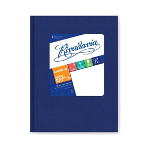 CUADERNO ARAÑA 16x21 RIVADAVIA T/D AZUL - 50 Hjs Rayadas