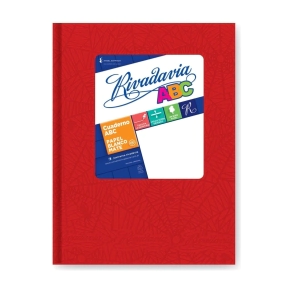 CUADERNO ABC ARAÑA 19x23,5 RIVADAVIA T/D ROJO - 50 Hjs Rayadas
