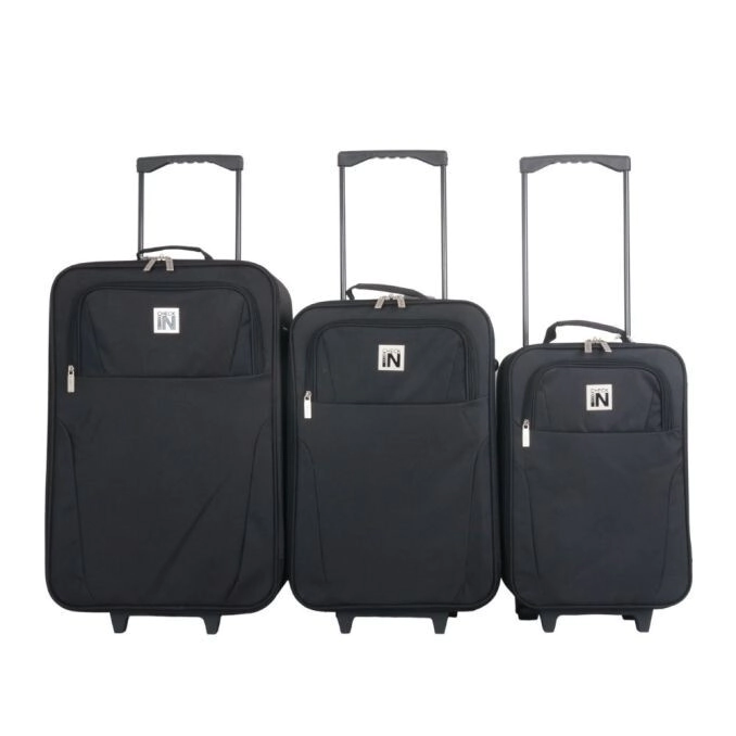 SET DE VALIJAS CHEK IN SOFT NEGRO 18