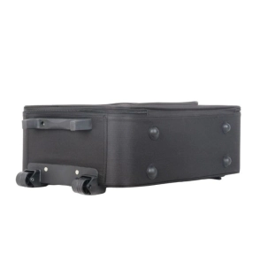 SET DE VALIJAS CHEK IN SOFT 600D NEGRO 18" / 21" / 24"