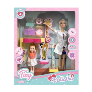 MUÑECA TINY PEDIATRA CON ACCESORIOS