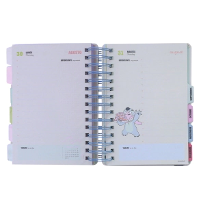 AGENDA 2027 14x20 UN D&Iacute;A POR HOJA STITCH MOOVING