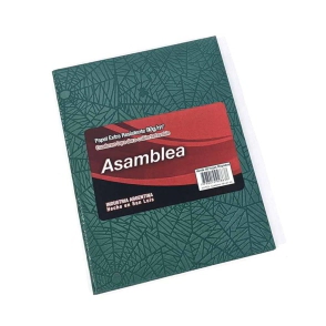 CUADERNO ARAÑA 16x21 T/C 50Hjs RAYADAS VERDE ASAMBLEA