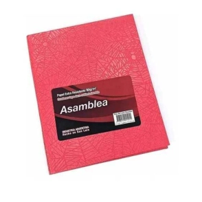 CUADERNO ARAÑA 16x21 T/C 98Hjs RAYADO ROJO ASAMBLEA