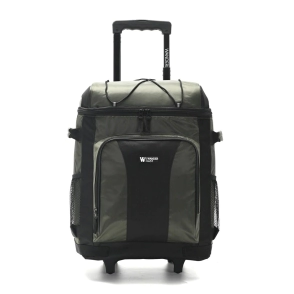 COOLER BAG CON CARRO PLEGABLE 45X34X28CM VERDE WANDERLUST