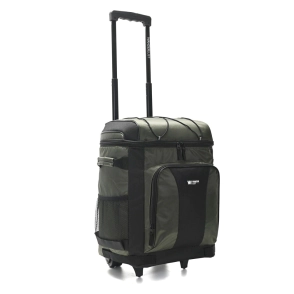 COOLER BAG CON CARRO PLEGABLE 45X34X28CM VERDE WANDERLUST