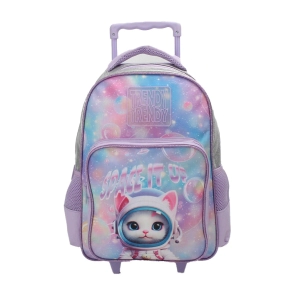SET MOCHILA CARRO + CARTUCHERA TRENDY