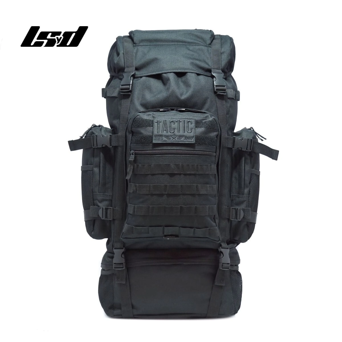 MOCHILA CAMPING TACTIC LSYD 27'' NEGRO