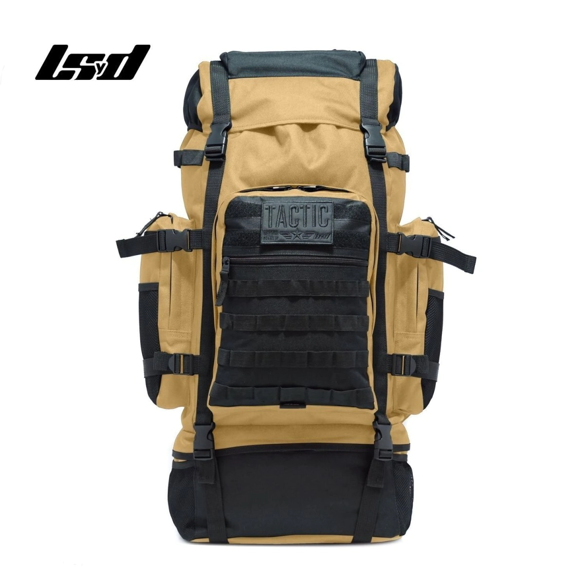 MOCHILA CAMPING TACTIC LSYD 27'' BEIGE