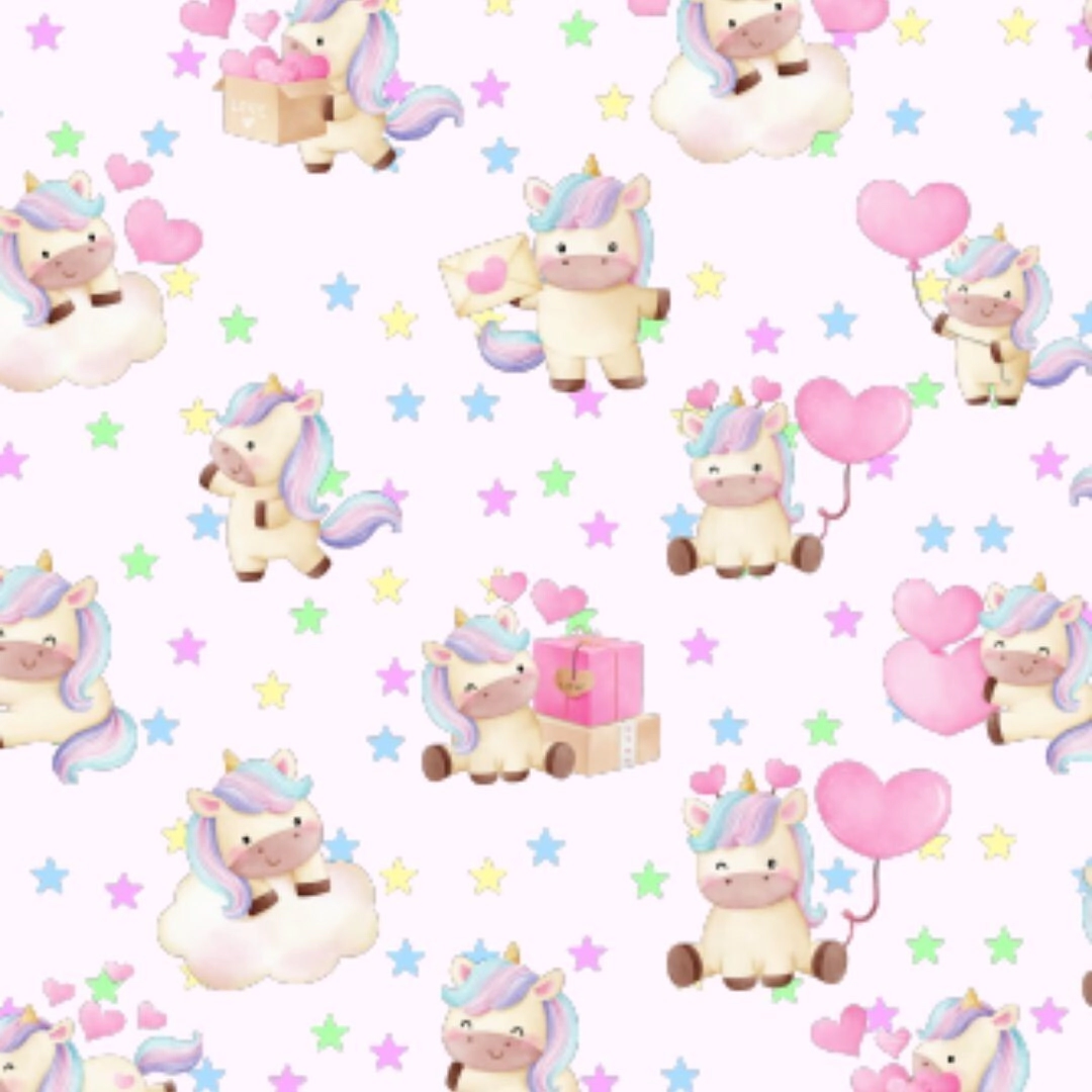 PAPEL PARA FORRAR BABY UNICORN (SOLO X 10 UNIDADES)