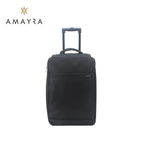 BOLSO CON CARRO PLEGABLE AMAYRA 21" NEGRO