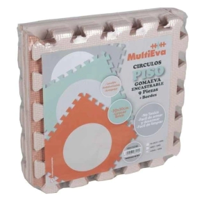 PISO CIRCULOS CORAL/ROSA