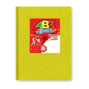 CUADERNO LAPRIDA AB3 T/D 19x23 ARAÑA AMARILLO 50 Hjs RAYADAS