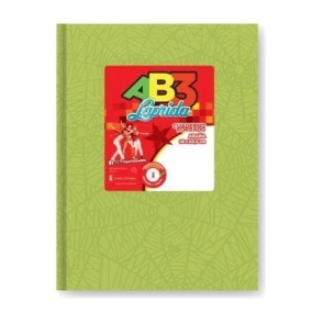 CUADERNO LAPRIDA AB3 19x23 T/D ARAÑA VERDE MANZANA 50 Hjs RAYADAS