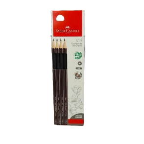 LÁPIZ GRAFITO ESTUCHE x4 FABER-CASTELL