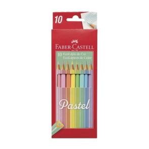 ECOLÁPICES PASTELES x10 FABER-CASTELL