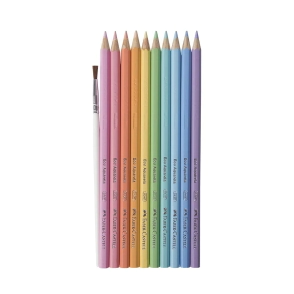 ECOLÁPICES PASTELES ACUARELA x10 FABER-CASTELL