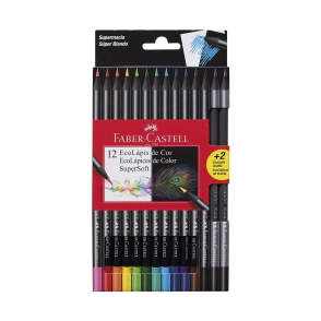 ECOLÁPICES COLOR SUPERSOFT x12 FABER-CASTELL