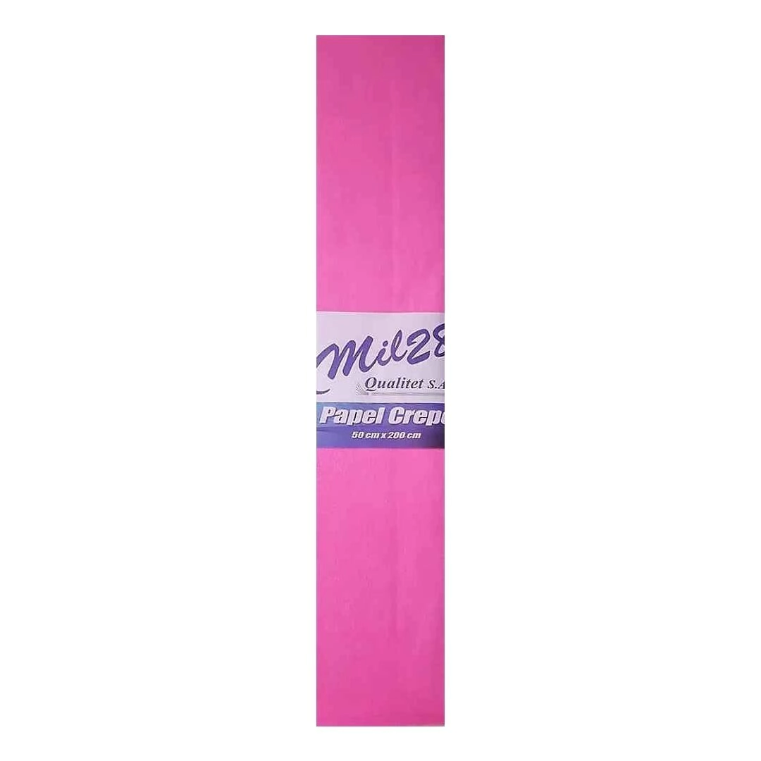 PAPEL CREPE ROSA 50x200 CM (SOLO x10 UNIDADES)