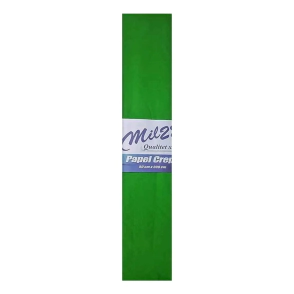PAPEL CREPE VERDE MEDIO 50x200 CM (SOLO x10 UNIDADES)