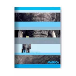 CUADERNO 16x21 T/F AMÉRICA - 48Hjs Cuadriculadas