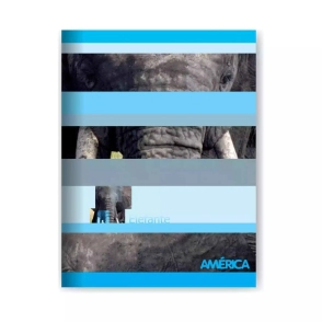 CUADERNO 16x21 T/F AMÉRICA - 48Hjs Cuadriculadas
