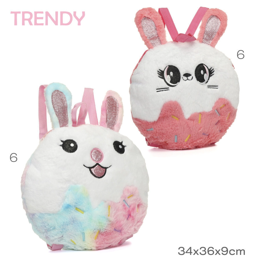 MOCHILA INFANTIL TRENDY ROSA