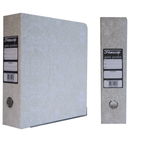 BIBLIORATO A4 GRIS PERLA
