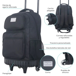MOCHILA CARRO BACK TO COOL 2 CIERRES