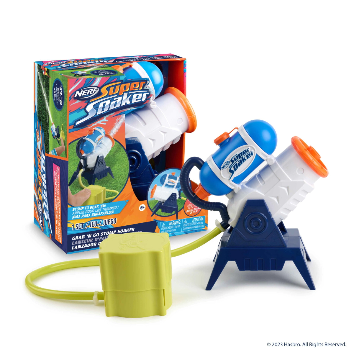 NERF SUPER SOAKER LANZADOR DE AGUA A PIE
