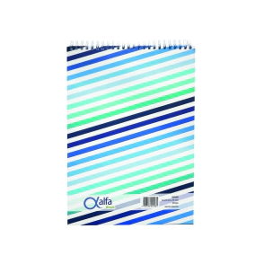 BLOCK OFICIO RAYADO CON ESPIRAL - 80 HOJAS