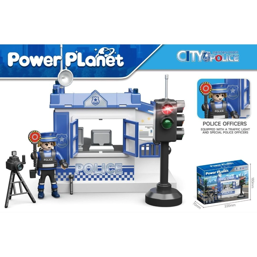 PUESTO POLICIAL DE TRANSITO CON LUZ