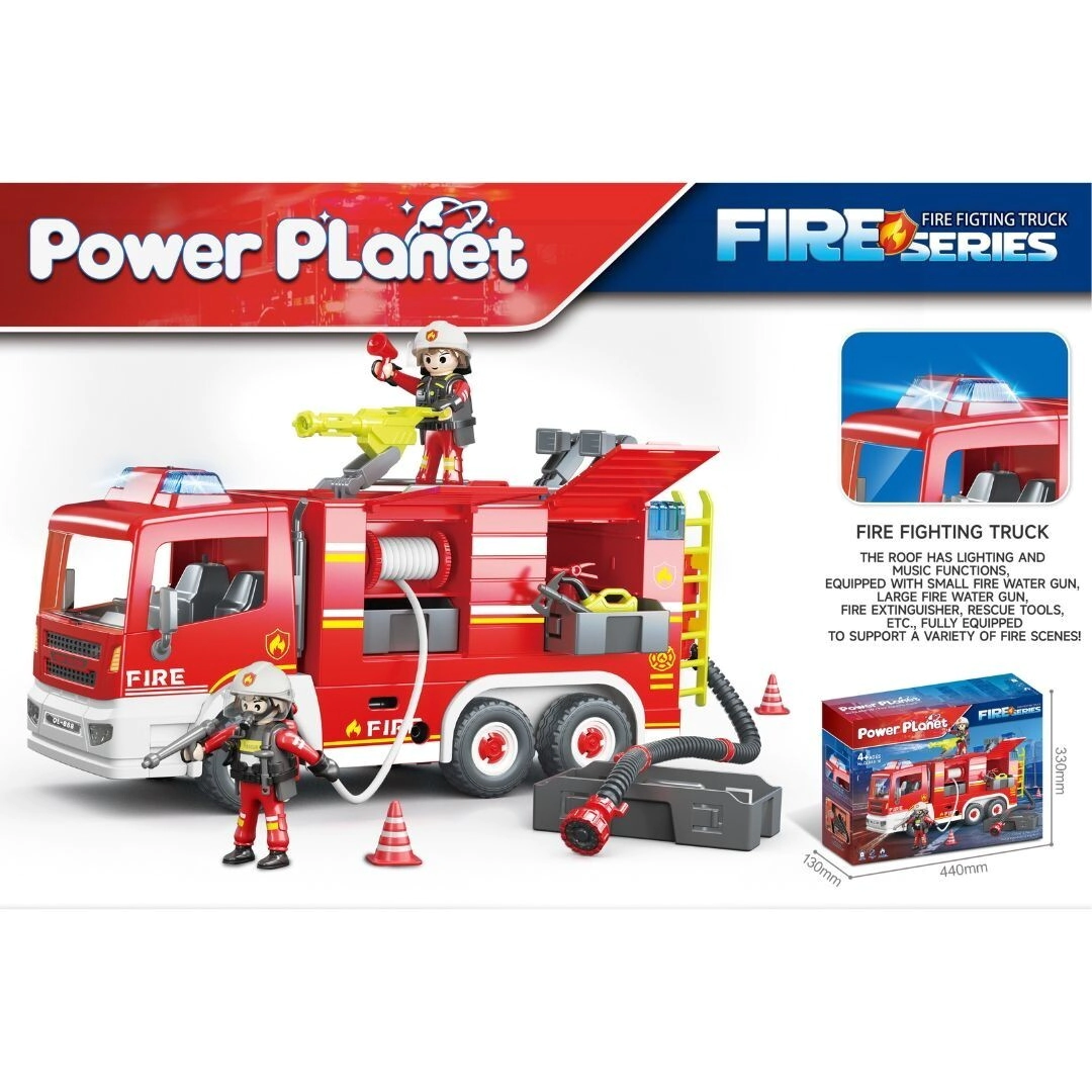 CAMION DE BOMBERO CON LUZ Y SONIDO