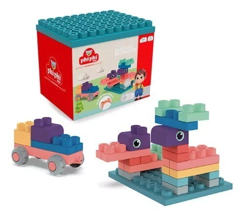 BLOQUES SOFT 40 PIEZAS PHI PHI TOYS