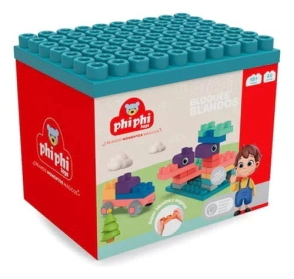 BLOQUES SOFT 40 PIEZAS PHI PHI TOYS