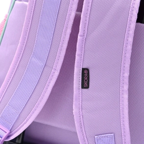 MOCHILA CARRO 18" CROMATICO PIPPING CON LLAVERO 32x45x15 CM SKORA