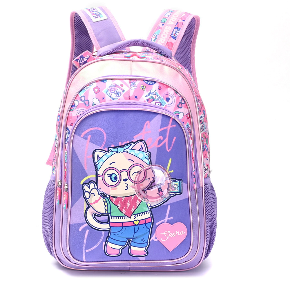 MOCHILA PETS PURRFECT CON LLAVERO 32x45x15 CM
