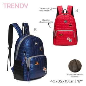 MOCHILA TRENDY AZUL